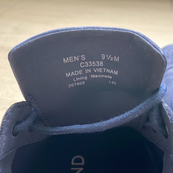 Cole Haan zerogrand originalgrand in blue suede nubuck 9 1/2M - Picture 4 of 4